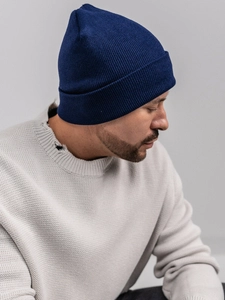 Herr Varm vinterbeanie Marinblå YW09004M