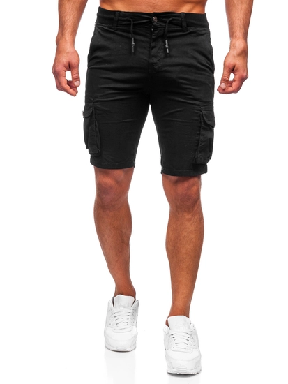 Herr Cargoshorts Svart Bolf BB70010