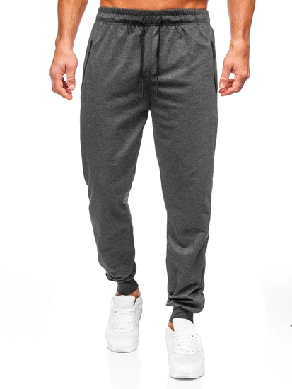 Herr Jogger-sweatpants Grafitgrå Bolf JX6105