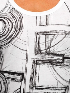 Herr Boxer Linne med tryck Vit Bolf 14846