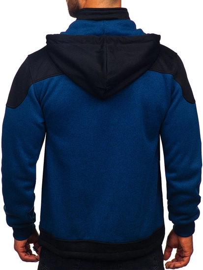 Herr Lättviktsjacka med huva Marinblå Bolf TC1262