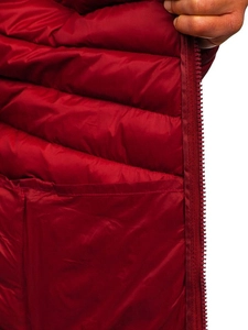 Herr Övergångsjacka Dun Vinröd Bolf SM70