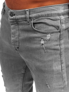 Herr Jeans Skinny Fit Grafitgrå Bolf 5909