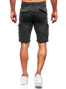Herr Cargoshorts Svart Bolf XX160086