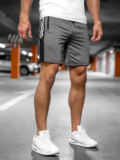 Herr Shorts Grafitgrå Bolf 68006A