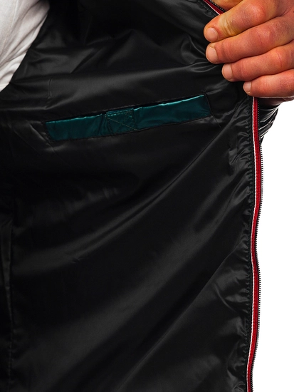 Herr Quiltad Sportig lättviktsjacka Grön Bolf 2147