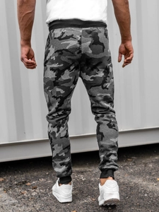 Herr Sweatpants Camo-Grafitgrå Bolf KZ15A