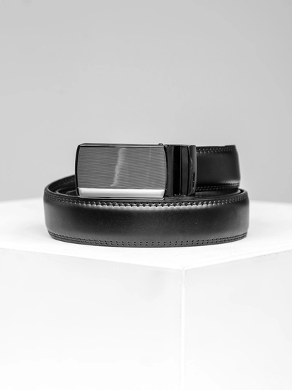 Herr Läderbälte Svart Bolf 101