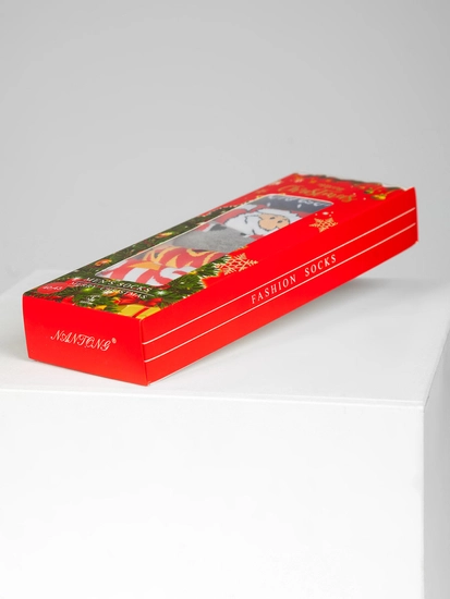 Herr Strumpor X-mas tema Multifärgad-2 Bolf M898-7P-1 7 PACK