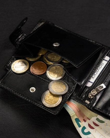 Dam Läderplånbok Svart 24138