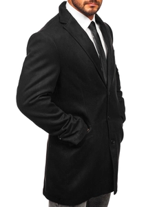 Herr Vinterrock Svart Bolf 1047