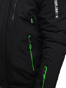 Herr Vinter Skidjacka Svart-Grön Bolf 1910