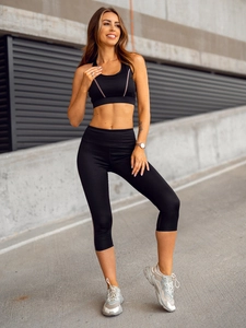 Dam 2-delad Träningsoverall Svart Bolf XL012A