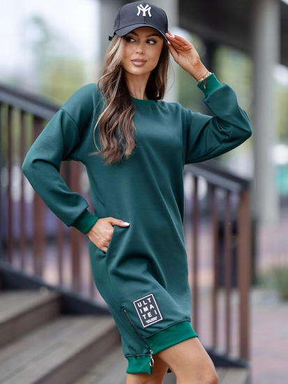 Dam sportig klänning smör Bottle Grön Bolf 524