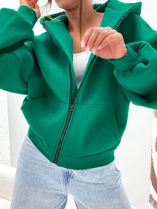 Dam Varm Fjärilshuvtröja Grön Bolf 821112