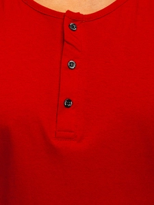 Herr Långärmad Top Röd Bolf 1114