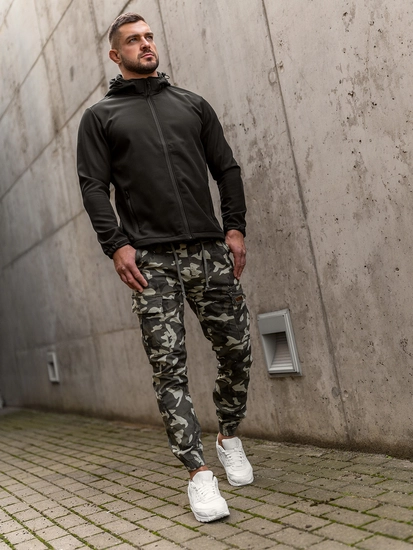 Herr Lättvikt Softshelljacka Svart Bolf HH017A