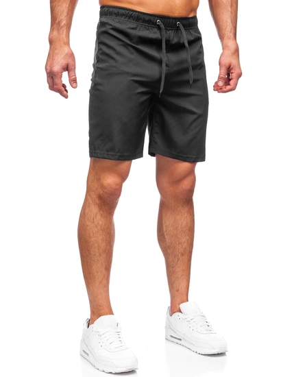 Herr Mjukisshorts Svart Bolf HH037