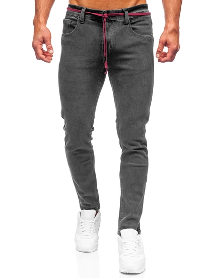Herr Jeans Skinny Fit Svart Bolf KX565-1