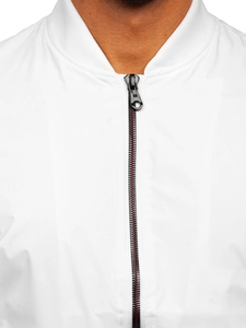 Herr Lättviktsjacka bombermodell Vit Bolf 7116