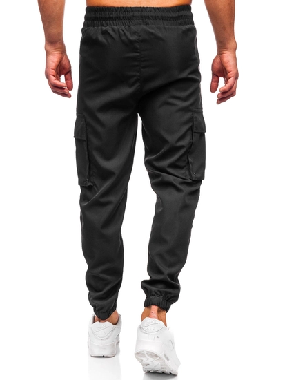 Herr Cargo-joggers Svart Bolf HSS298
