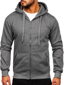 Herr Träningsoverall med dragkedja Antracit Bolf D004