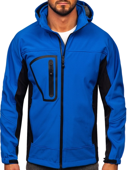 Herr Lättvikt Softshelljacka Blå Bolf T019