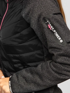 Dam Lättviktsjacka Svart Bolf KSW4004