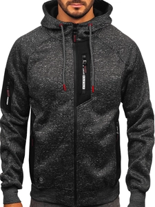 Herr Varm Huvtröja Grafitgrå Bolf TC1306