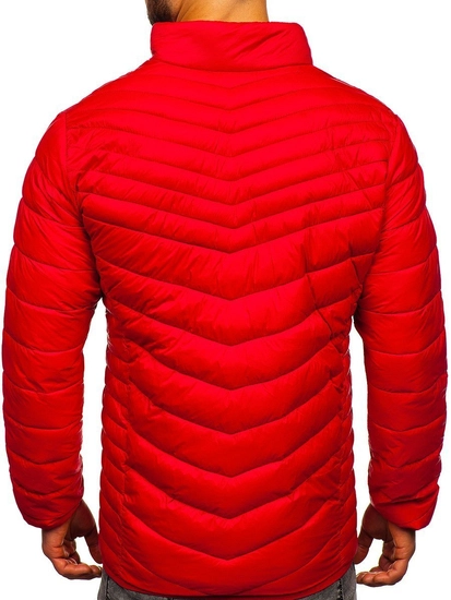 Herr Vadderad Vinterjacka Röd Bolf 1137