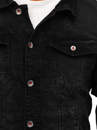 Herr Jeansjacka Svart Bolf RC61079S0