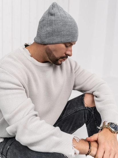 Herr Vintermössa Grå Bolf 387054