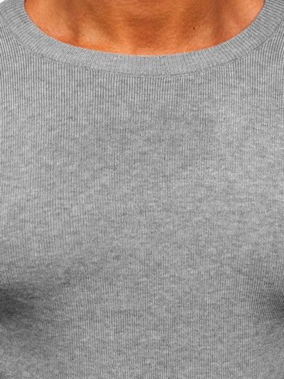 Herr Basic Tröja Grå Bolf S8506