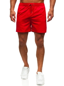 Herr Badshorts Röd Bolf XL018