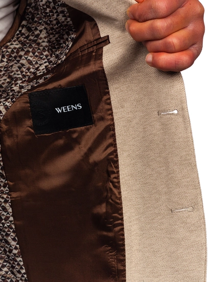 Herr Casual Kavaj Beige Bolf 24401