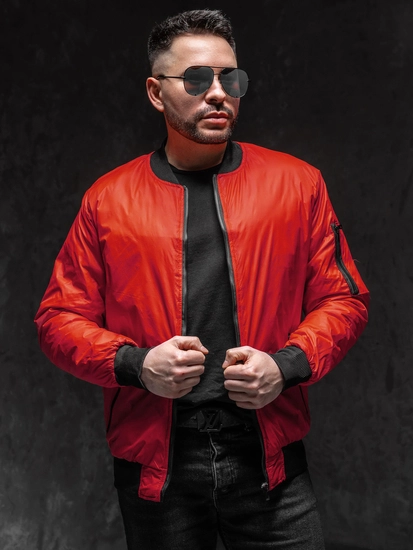 Herr Lättvikt Bomberjacka Röd Bolf AK95A1