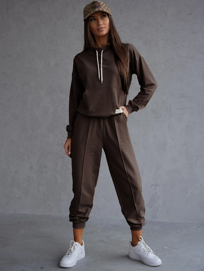 Dam 2-delad Träningsoverall Choklad Bolf 82162