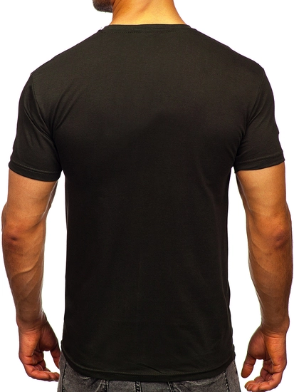 Herr Bomulls Basic T-shirt Khaki Bolf 192397