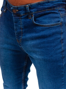 Herr Jeans Slim Fit Marinblå Bolf 6811