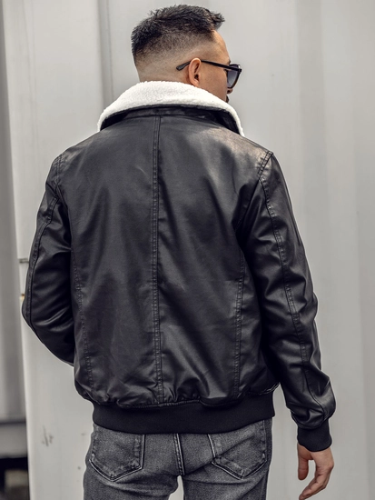 Herr Skinnjacka Svart Bolf 1178