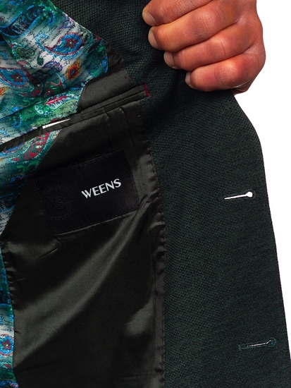 Herr Casual Kavaj Grön Bolf 24401