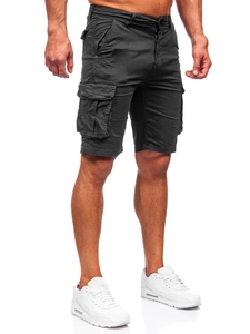 Herr Cargoshorts Svart Bolf XX160086