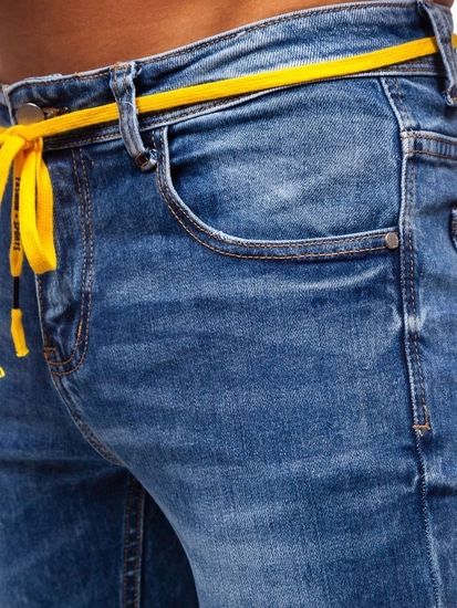 Herr Jeans Skinny Fit Marinblå Bolf KX565