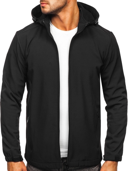 Herr Lättvikt Softshelljacka Svart Bolf HH017