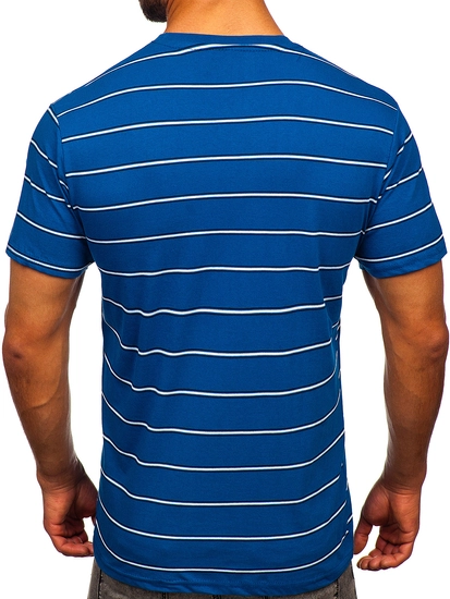 Herr T-shirt Blå Bolf 14952