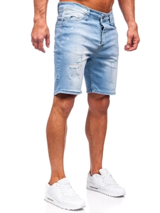 Herr Jeansshorts Blå Bolf 0468