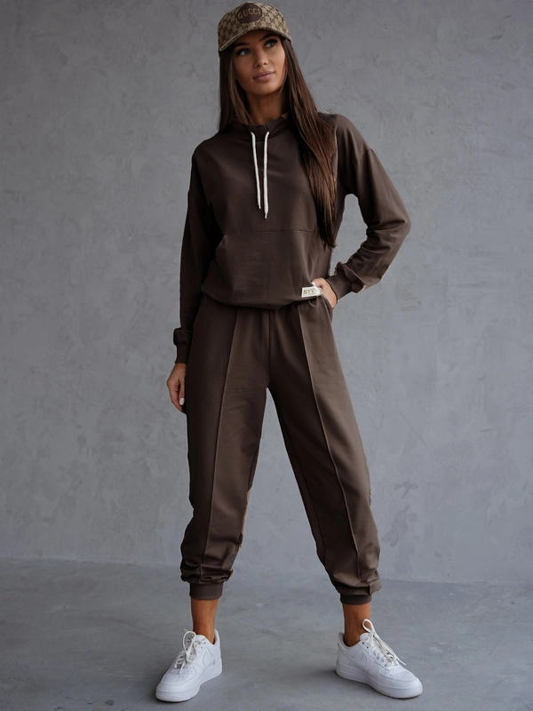 Dam 2-delad Träningsoverall Choklad Bolf 82162