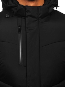 Herr Quiltad Vinterjacka Svart Bolf 31M5033