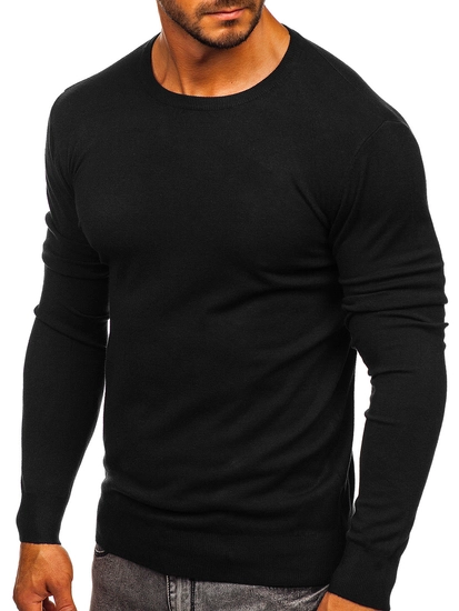 Herr Basic Tröja Svart Bolf YY01