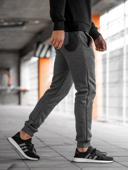 Herr Sweatpants Grafitgrå Bolf AK13A-1